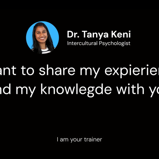 Introduction to Dr. Tanya Keni from the Inside Culture Academy. An expert in intercultural communication and cultural adaptation, helping individuals navigate and thrive in new cultural environments.